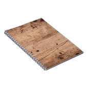 Carnet Texture de fond de bois rainuré vieilli (Côté Droit)