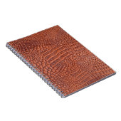 Carnet texture de fond en cuir Brown, abstrait, a (Côté Droit)