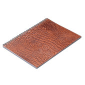 Carnet texture de fond en cuir Brown, abstrait, a (Côté gauche)