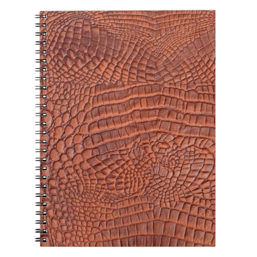 Carnet texture de fond en cuir Brown, abstrait, a (Devant)