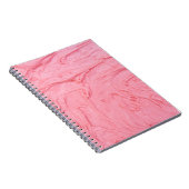 Carnet Texture de glace à la fraise rose (Côté Droit)
