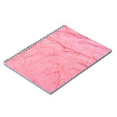 Carnet Texture de glace à la fraise rose (Côté gauche)