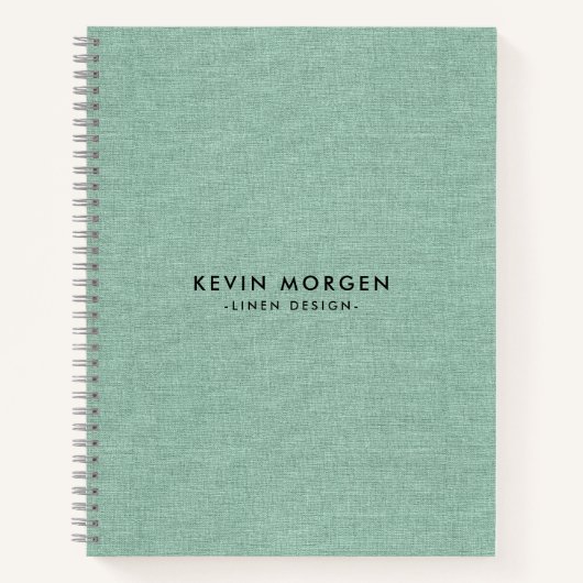 Carnet Texture de la fausse feuille verte à la menthe (Devant)