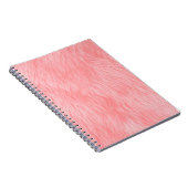 Carnet Texture de la fourrure de laine rose souple (Côté Droit)