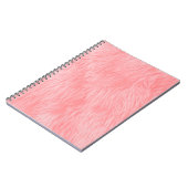 Carnet Texture de la fourrure de laine rose souple (Côté gauche)