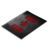 Carnet Texture de la pierre du drapeau canadien (Côté gauche)