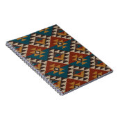 Carnet Texture de laine aztèque Tribal. (Côté Droit)