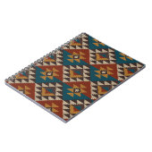 Carnet Texture de laine aztèque Tribal. (Côté gauche)