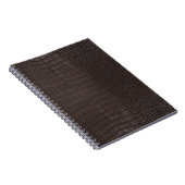 Carnet Texture de l'alligator Brown (Côté Droit)