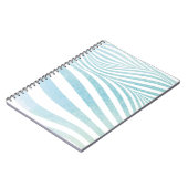 Carnet texture de l'eau Abstraite faite à la main peinte (Côté gauche)
