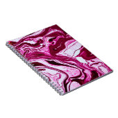 Carnet Texture de marbre magenta (Côté Droit)