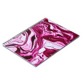 Carnet Texture de marbre magenta (Côté gauche)