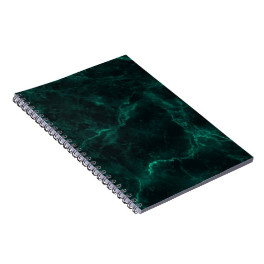 Carnet texture de marbre vert foncé (Côté Droit)