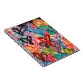 Carnet Texture de peinture Abstraite Spray Arrière-plan,  (Côté Droit)