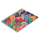 Carnet Texture de peinture Abstraite Spray Arrière-plan,  (Côté gauche)