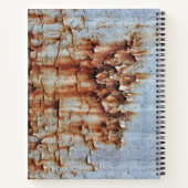 Carnet Texture de peinture d'épluchage (Dos)