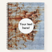 Carnet Texture de peinture d'épluchage (Devant)