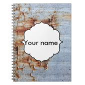 Carnet Texture de peinture d'épluchage (Devant)