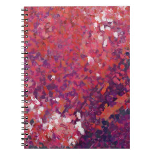 Carnet Texture de peinture multicolore