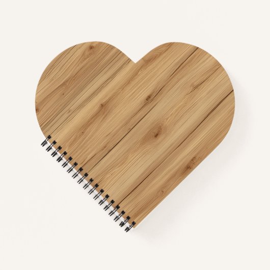 Carnet Texture de planche en bois de chêne naturel avec d (Devant)