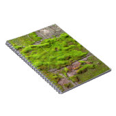 Carnet texture de roche verte murale (Côté Droit)