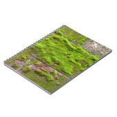 Carnet texture de roche verte murale (Côté gauche)