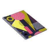 Carnet texture de style rétro, design motif. art, abstrai (Côté Droit)