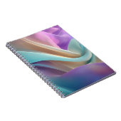 Carnet Texture de tissu abstrait dans des tons pastel (Côté Droit)