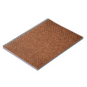 Carnet texture de tissu brun pour arrière - plan (Côté gauche)