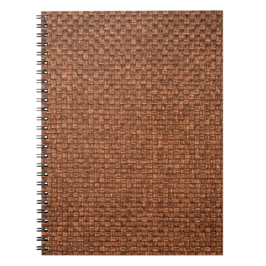 Carnet texture de tissu brun pour arrière - plan (Devant)
