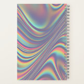 Carnet Texture de tourbillon holographique iridescent (Verso)