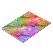 Carnet Texture de verre opale colorée (Côté gauche)