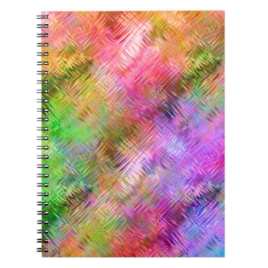 Carnet Texture de verre opale colorée (Devant)