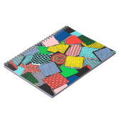 Carnet Texture des blocs Abstraits dessinés à la main (Côté gauche)