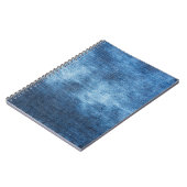 Carnet Texture des jeans en denim bleu (Côté gauche)