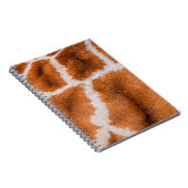 Carnet Texture d'impression de girafe (Côté Droit)