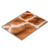 Carnet Texture d'impression de girafe (Côté gauche)