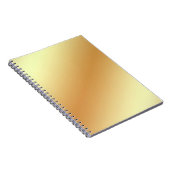 Carnet texture dorée Arrière - plan (Côté Droit)