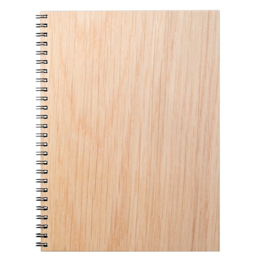 Carnet texture du bois de chêne (Devant)