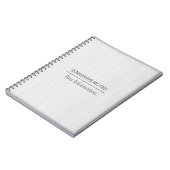 Carnet Texture du grain de bois blanc (Côté gauche)