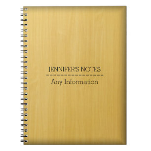 Carnet Texture du grain de bois d'or