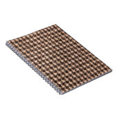 Carnet Texture du tissu de design écossais. (Côté Droit)
