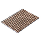 Carnet Texture du tissu de design écossais. (Côté gauche)
