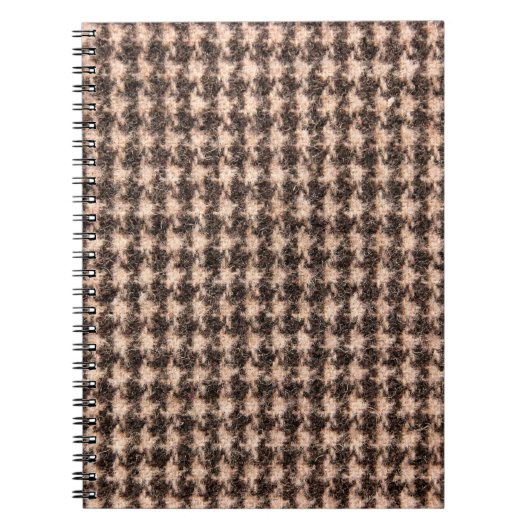Carnet Texture du tissu de design écossais. (Devant)
