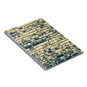 Carnet Texture d'un mur de briques. Conception de papier (Côté Droit)