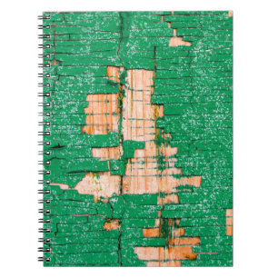 Carnet Texture d'une vieille clôture en bois avec peintur
