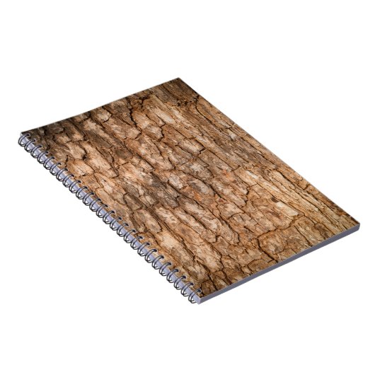 Carnet Texture écorce d'arbre, arrière - plan de bois nat (Côté Droit)