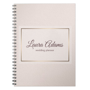 Carnet Texture élégante de gradient de rose en pastel