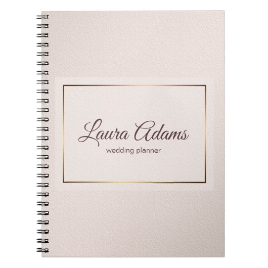 Carnet Texture élégante de gradient de rose en pastel (Devant)