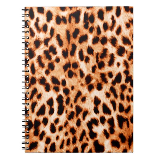 Carnet texture Empreinte de léopard (Devant)